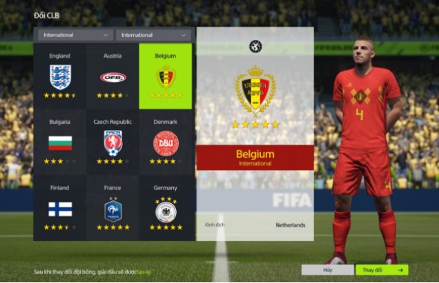 cách đổi đội bóng trong fifa online 4