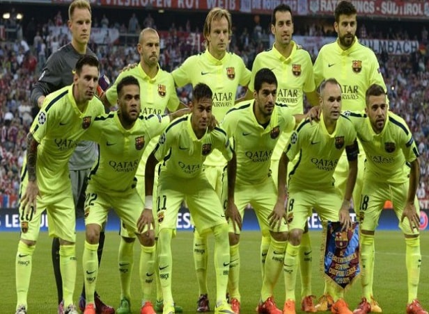 đội hình barca 2014 2015