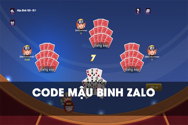 code mậu binh zalo