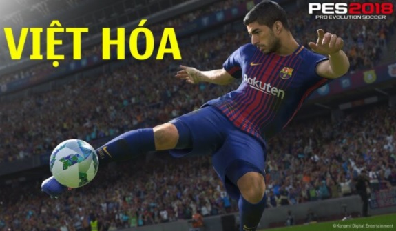 việt hóa PES 2018